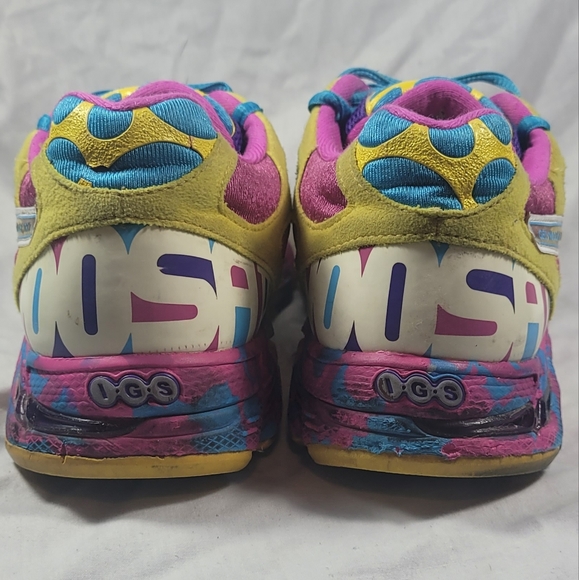 Asics Gel Noosa Tri 7 Women's Size 8.5 Running Shoes T264N Confetti Rainbow - Picture 5 of 6
